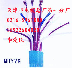 MHYVR(PUYVR)矿用屏蔽通信电缆MHYVP矿用电话线 矿用屏蔽通信电缆MHYVR