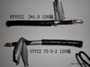RVVP22铠装屏蔽电缆|SYV22铠装同轴电缆